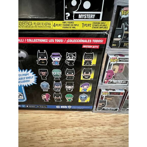 COMPLETE MULTIPACK BITTY SET Batman Movies Series W/ ALL 4 RARE MYSTERY CHASES - Picture 3 of 3